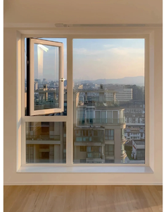 Aluminum Casement Windows With Multi Layer Sealing Minimalist Flush Frame