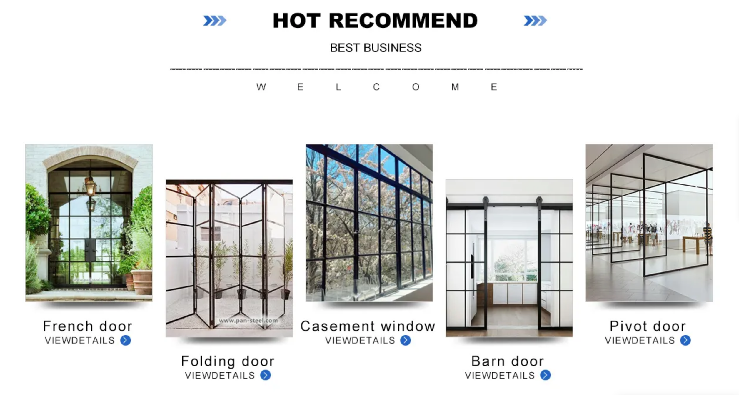 Door Categories Range