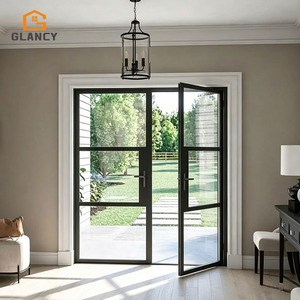 Heritage Style Exterior Black Aluminium French Doors