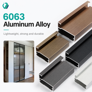 OEM 6000 Series Aluminum Extrusion Wide Frame Single Cabinet Profiles