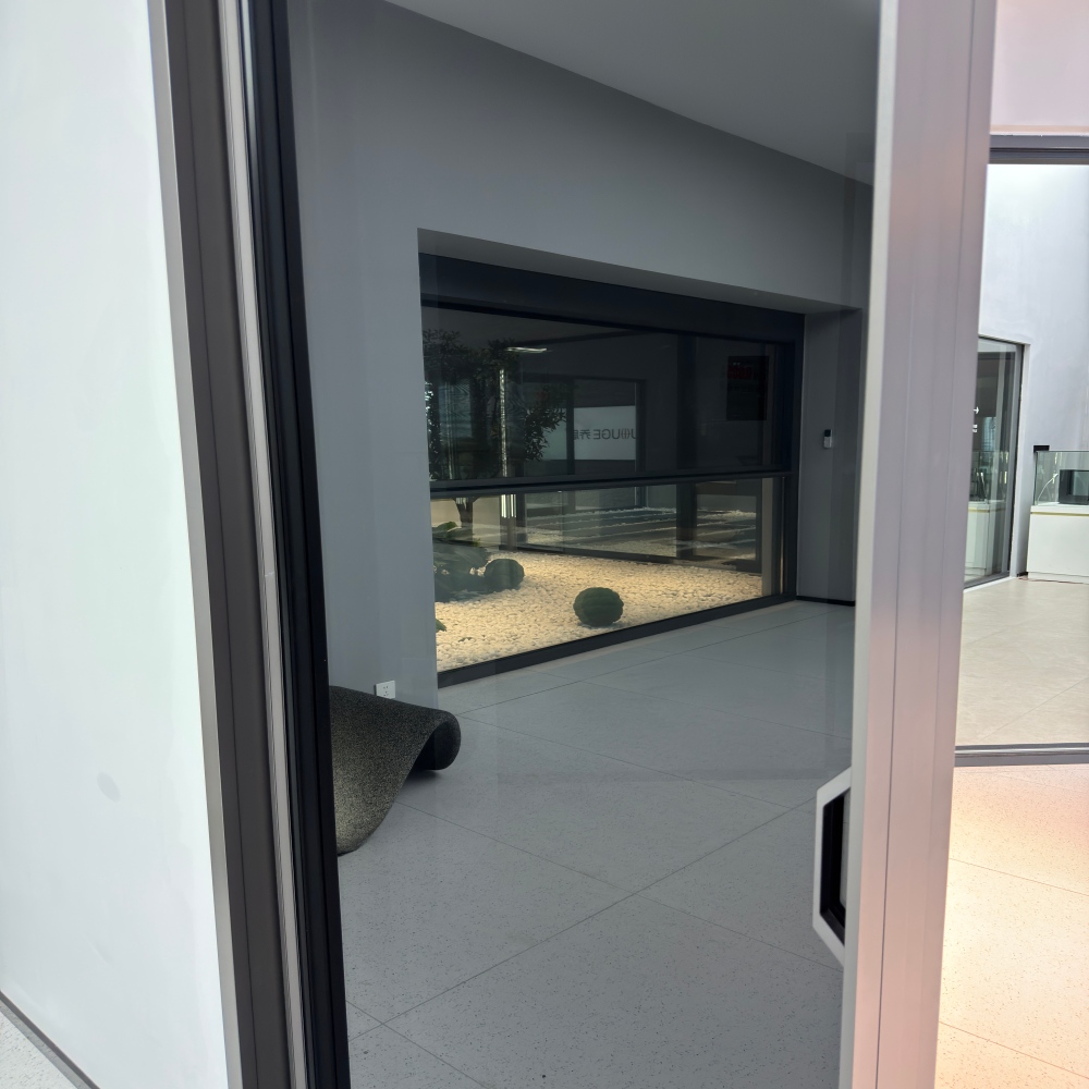 Modern Top Hung No Bottom Track Design Glass Sliding Door For Kitchen Living Room
