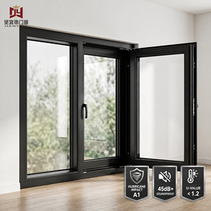CE Certified Replacement Aluminium Tilt and Turn Casement Window