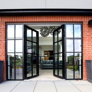 Modern Exterior Aluminium Double Glazed French Doors