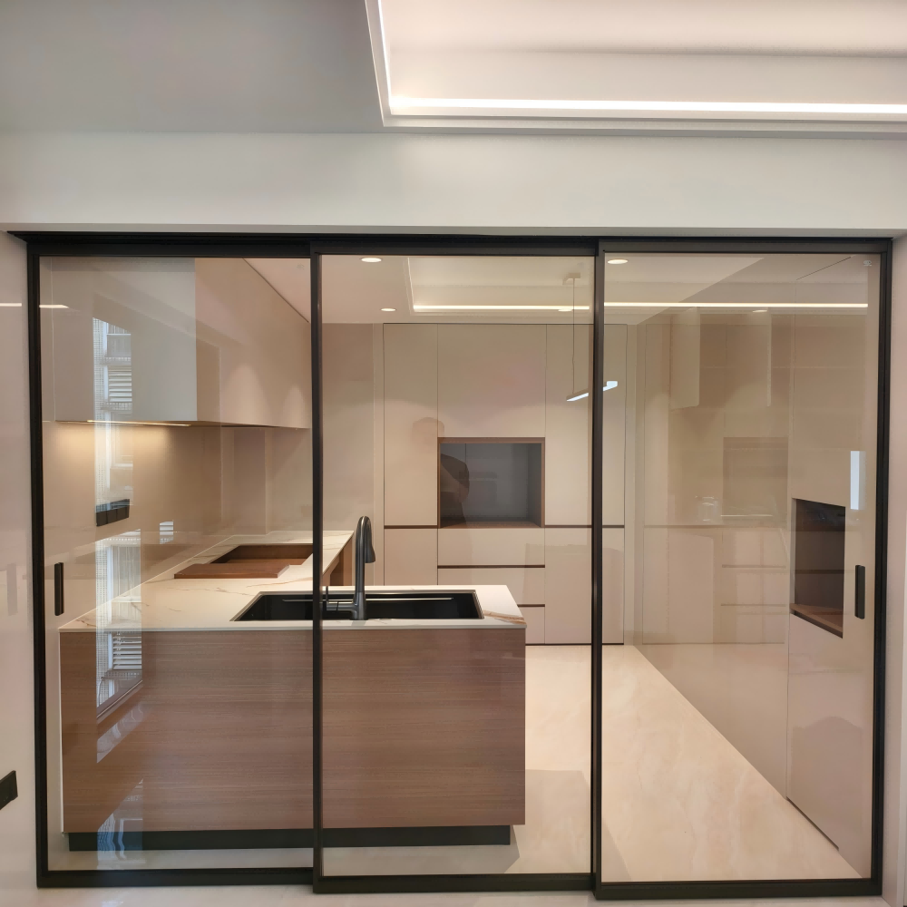 Aluminum Glass Sliding Door Panel