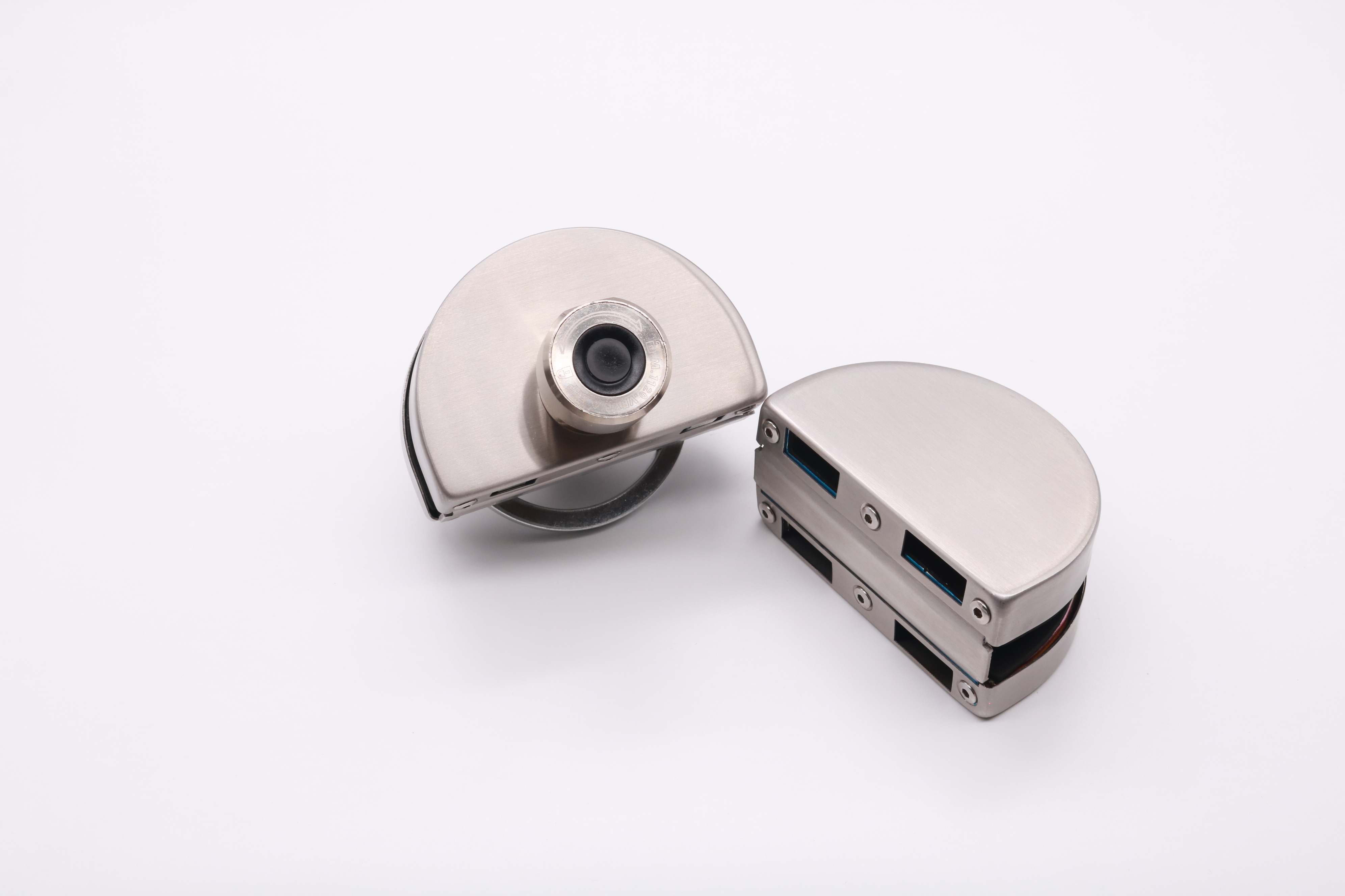 Half round door lock (glass to glass)