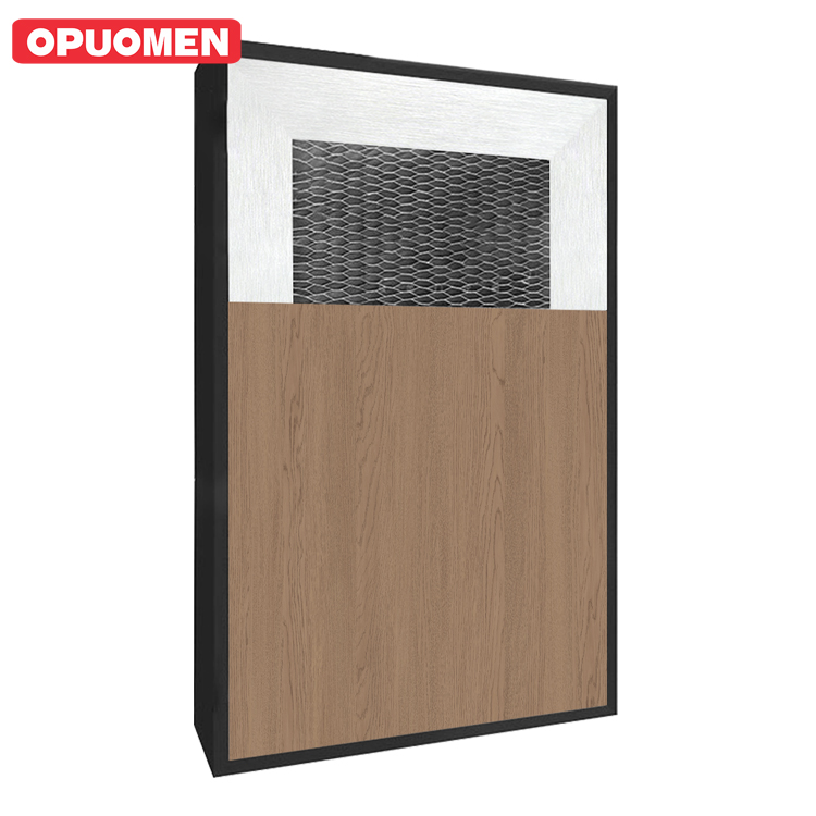 Aluminum Frame Invisible Composite Door Waterproof Soundproof Minimalist Interior Living Room Doors Finished