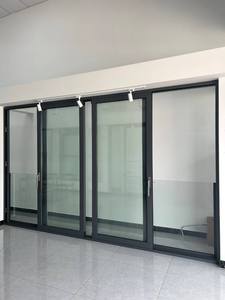 Modern Aluminum Glass Fireproof Double Entry Door