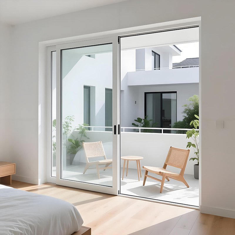 Manufacturer Sliding Doors for Balcony Side Glass Door Australian Style Aluminum Alloy Sliding Doors with Tempered Double Glazed