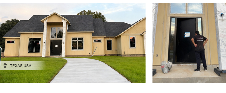 Villa Minimalist Door Installation