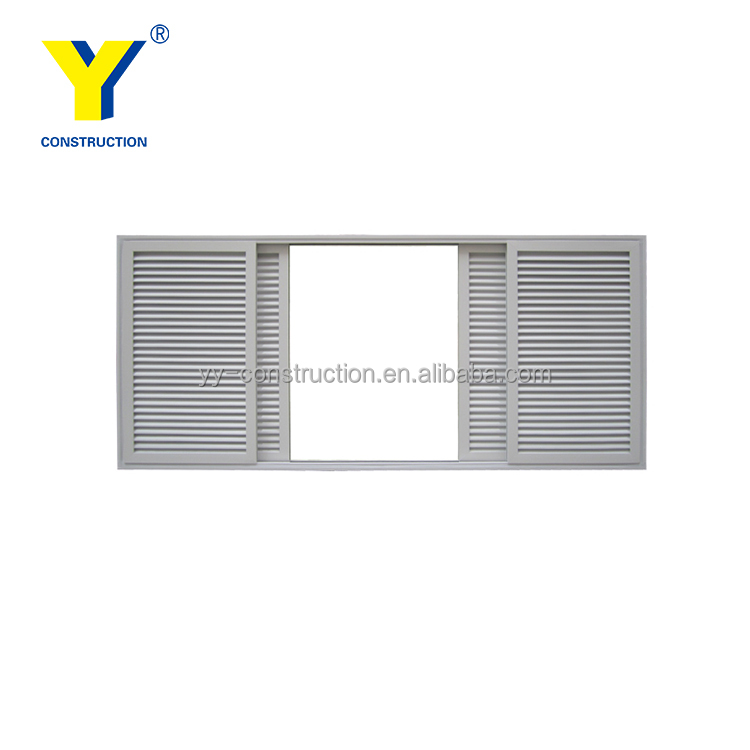 Louvered French Doors/Aluminium Shutter/plantation Shutters Fixed Aluminum Louvered Door Exterior Louvered Door