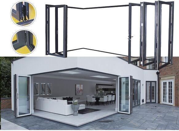 Aluminium Glass Sliding Folding Doors Accordion Folding Doors to Sydney Perth Soundproof Accordion Door