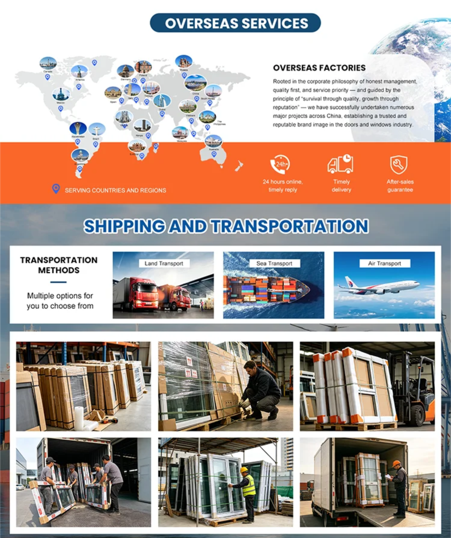 Overseas Services and Shipping