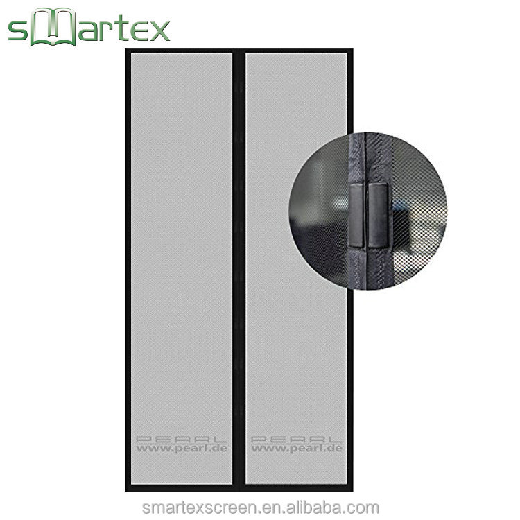 European Style Anti Insect Mosquito Net Magnetic Door Screen Reinforced Magnetic Mosquito Net Curtain Door