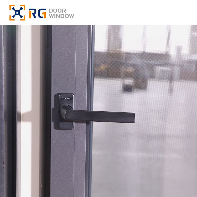 RG65 2025 New Hot Selling Custom Aluminum Thermal Insulation Windproof Open to Inside Aluminum Casement Windows