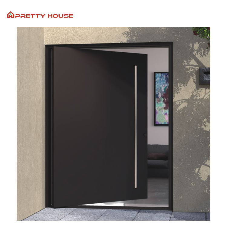 Luxury Modern Design Anti-Theft Outdoor Exterior Villa Aluminum Entry Front Door