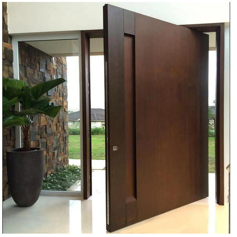 Aluminum Modern Luxury Security Metal Door Residential Exterior Front Entry Door Apartment House Main Gate Entrance Door