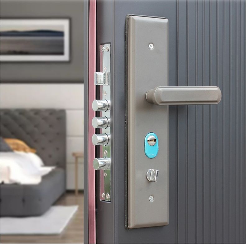 High Quality Fire Rated Aluminum Alloy Door Modern Security Entrance 30/60 Minutes Fire Rated Interior Commercial Use Fire Door