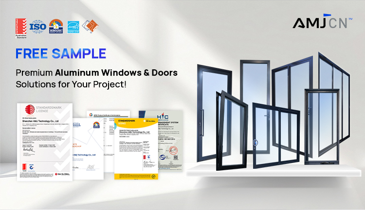AMJ 80 Series Glass Louver