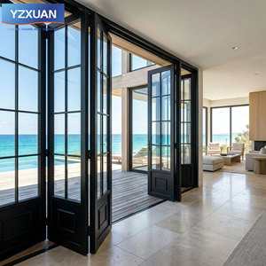 Luxury Retro Style Aluminum Folding Glass Door