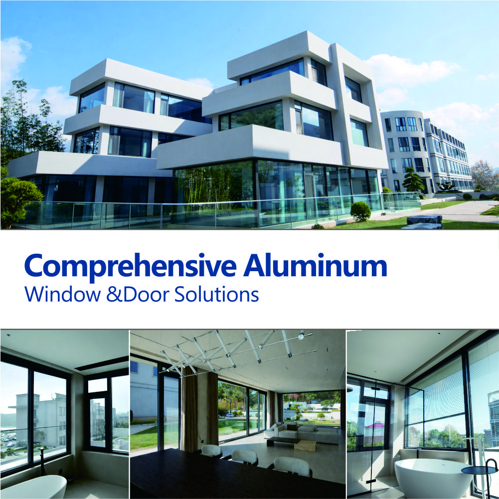 RG60C Modern Thermal Break Aluminum Louver Casement Door for Residential Farmhouse Warehouse &amp; Entry Use