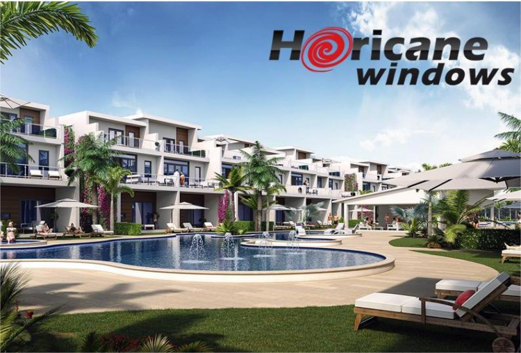 Hurricane Proof Impact Doors Thermal Break Windproof Exterior Aluminum Triple Glazed Hinged Glass Door