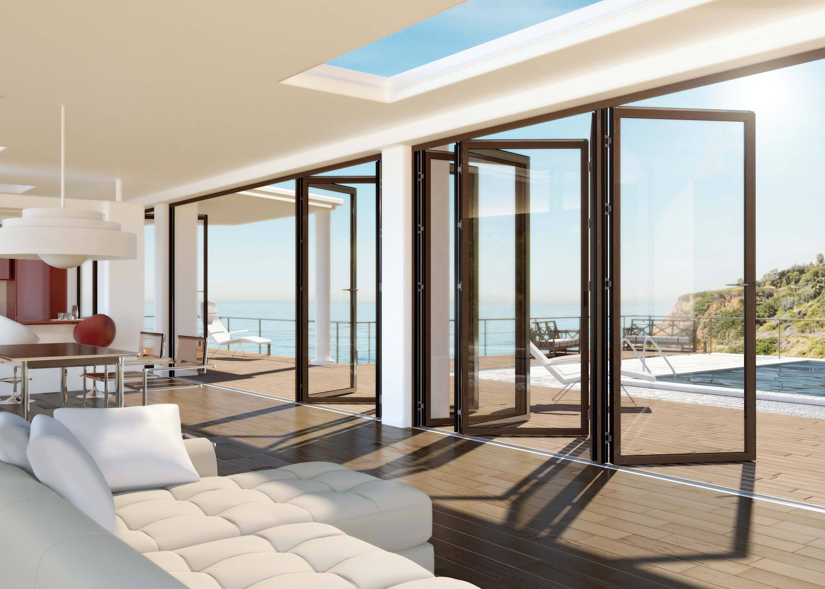 Aluminium Glass Sliding Folding Doors Accordion Folding Doors to Sydney Perth Soundproof Accordion Door