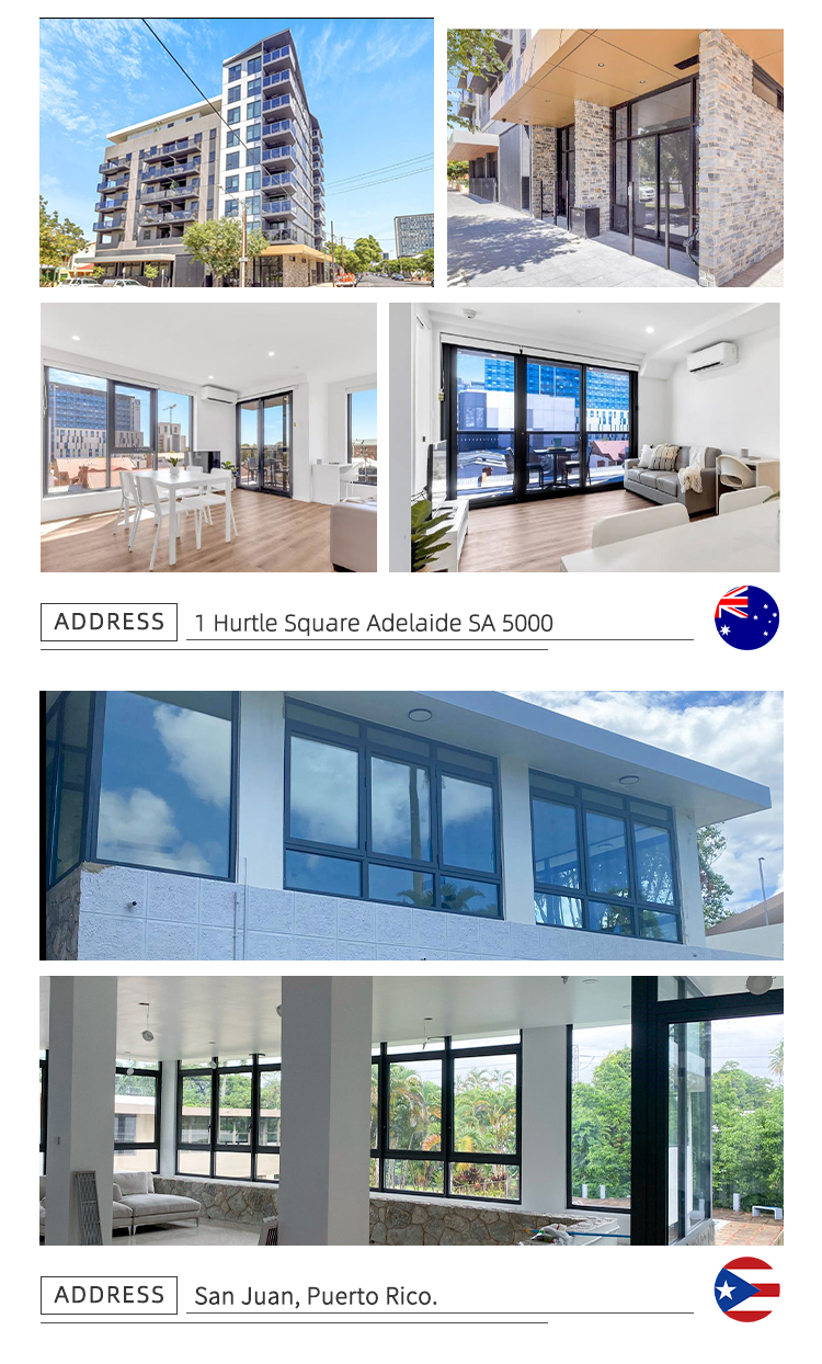 APROModern Aluminum Door Sliding Glass Patio Door with Bifold Swing Folding Design