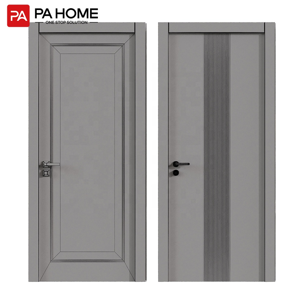 PA Design Minimalist Aluminum Wooden Interior Doors For Hotel Bedrooms Villas Project