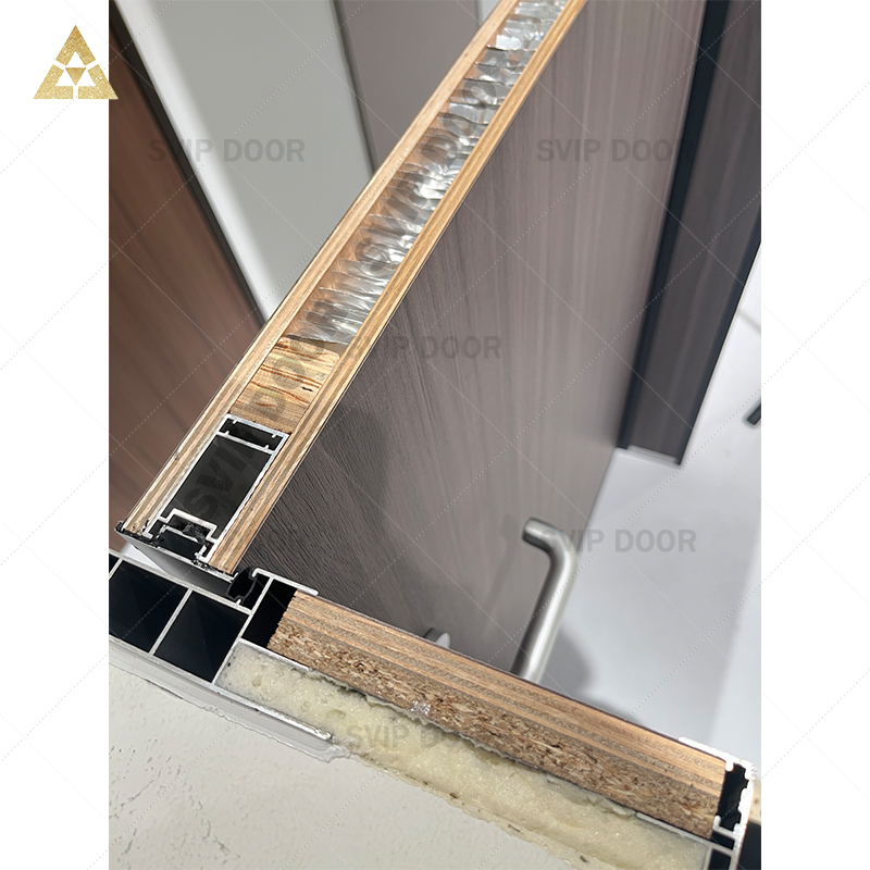 Modern Aluminum-Wood Doors High Performance Home Hotel Interior Wooden Doors With High Environmental Protection Made In China