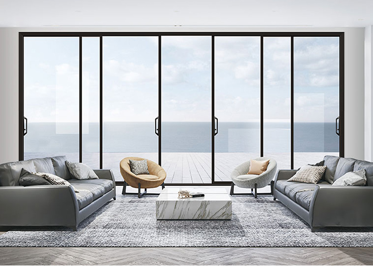 Balcony Glass Door View