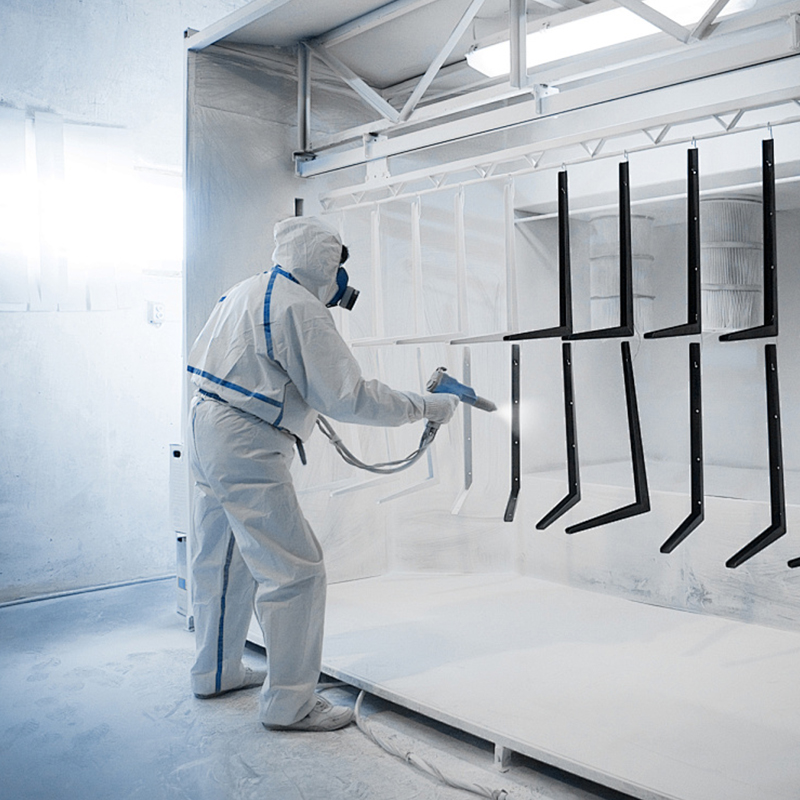 Fluorocarbon paint finish