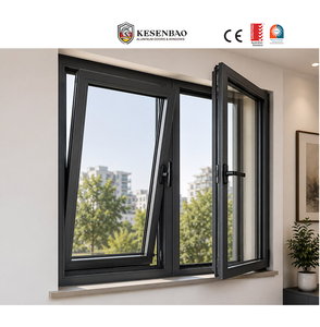 Thermal Break Double Glazed Aluminum Casement Windows