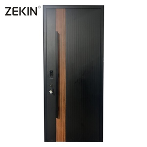 ZEKIN Luxury Aluminum Metal Entrance Pivot Door