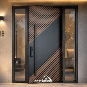 Custom Cast Aluminum Thermal Break Front Entry Door