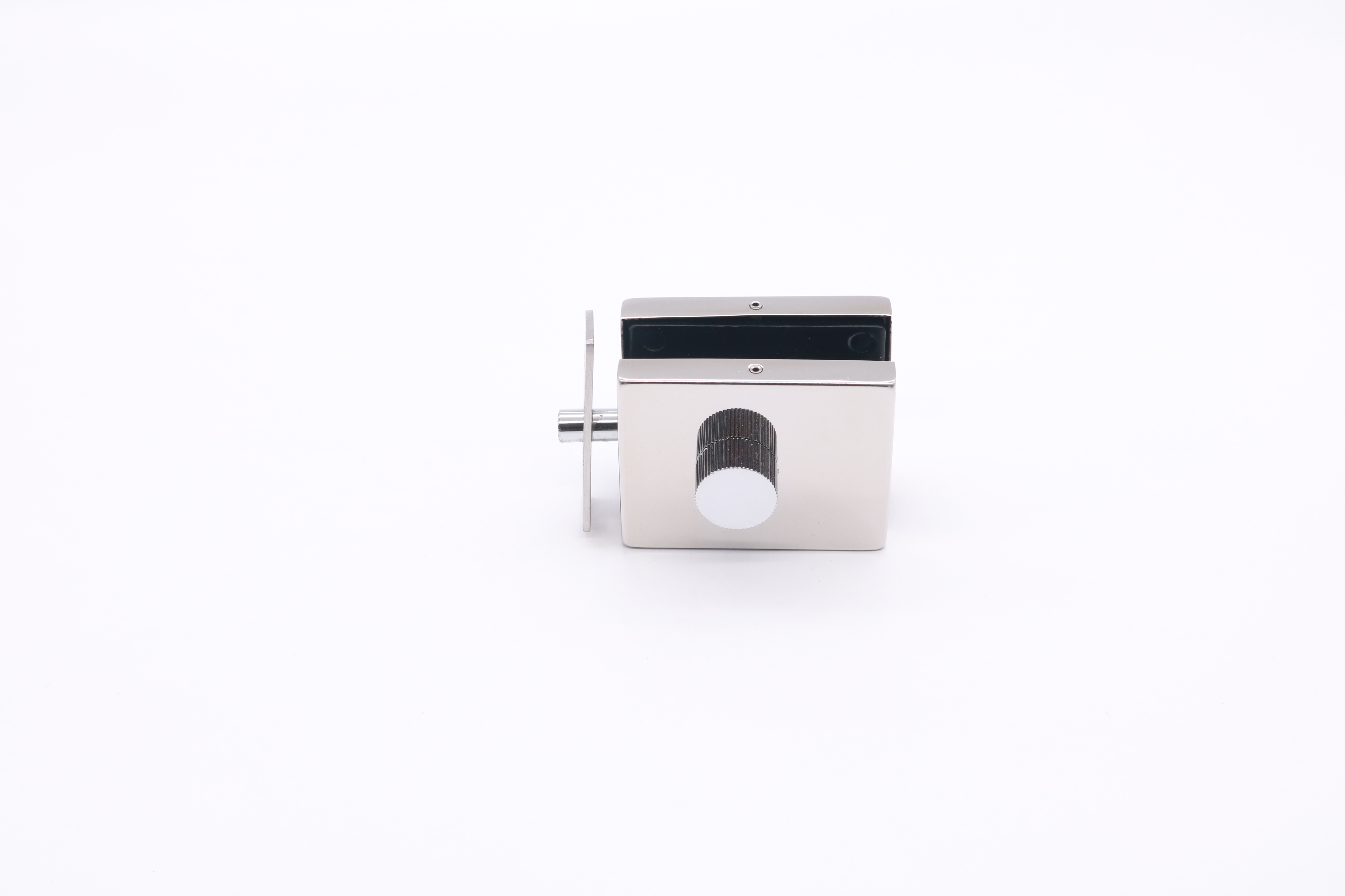 Square glass door lock (glass to wall)
