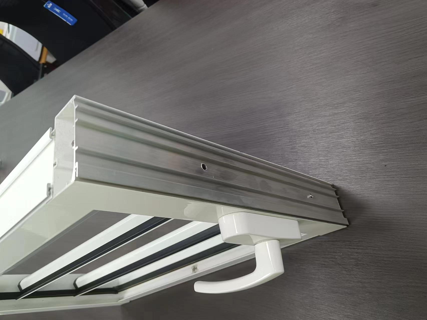 Tempered Glass Jalousie Window Louvre windows with Aluminum Frame and Glass Slates