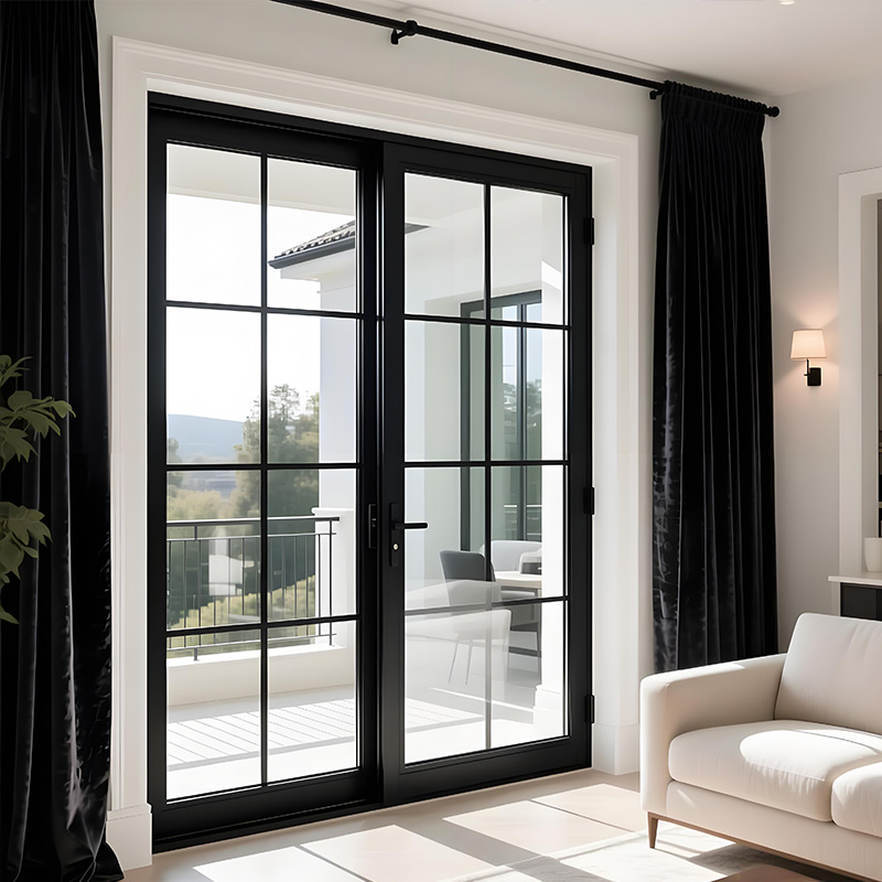 Manufacturer Sliding Doors for Balcony Side Glass Door Australian Style Aluminum Alloy Sliding Doors with Tempered Double Glazed