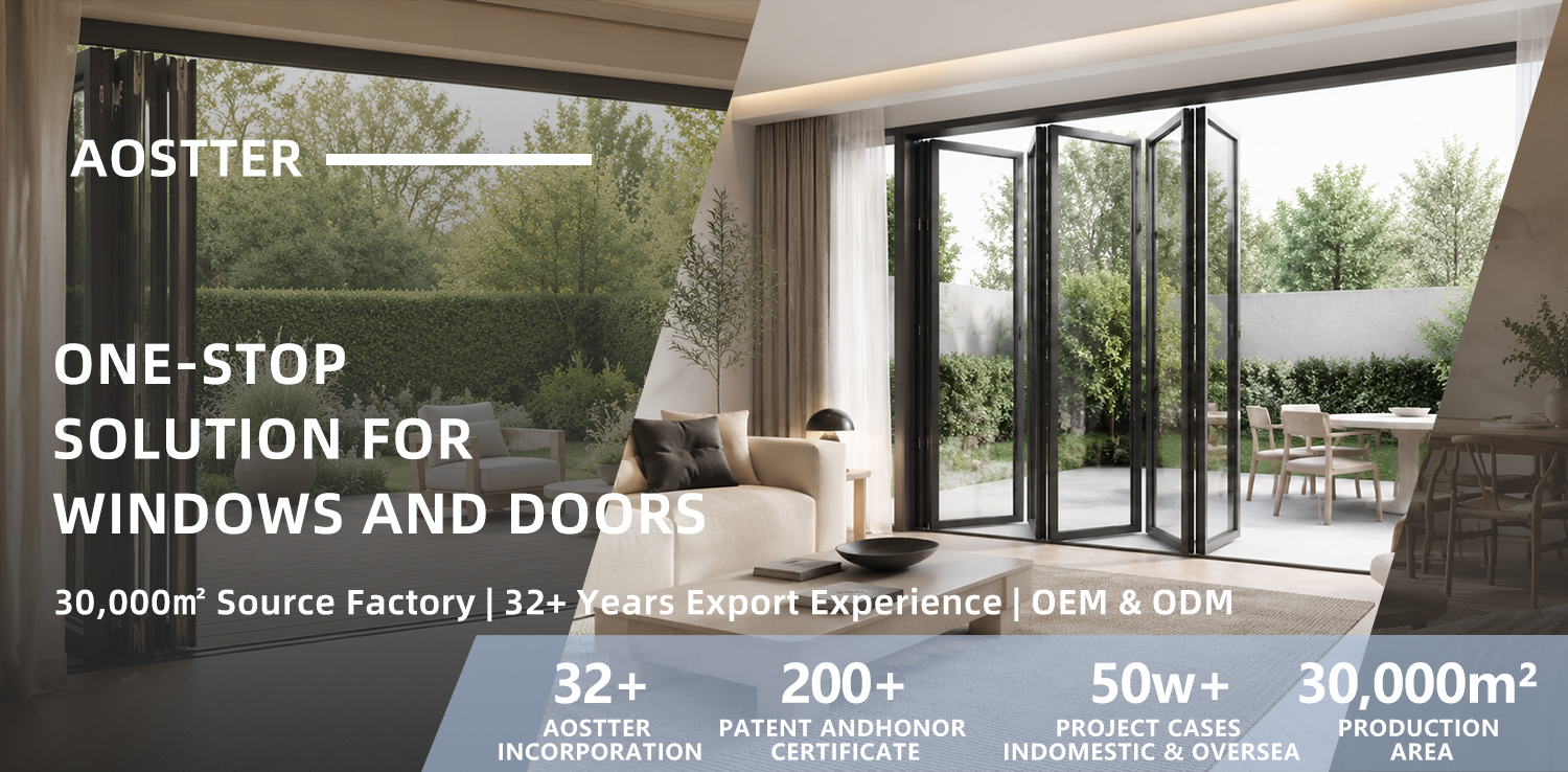 Thermal Break Aluminum Bifold Door Details