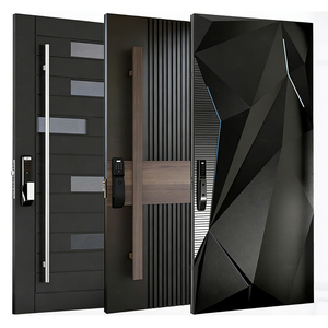 ZEKIN Modern Style Main Entrance Door Bulletproof Security Door