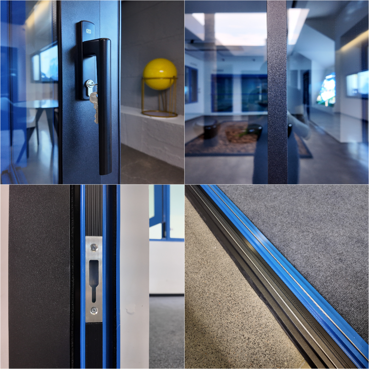 Two Three Four Track Heavy Duty Aluminum Lift Slide Doors Thermal Break Energy Efficient Terrace Balcony Glass Sliding Doors