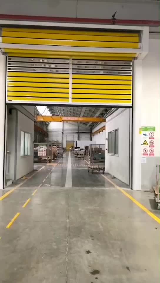 Aluminum Alloy Spiral Turbo Rapid Door Fast Garage Door Aluminum Insulation Panel Shutter Fast Door
