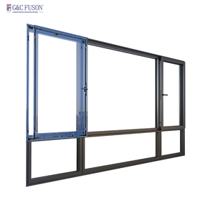 Fuson Aluminum Sliding Pivot Hinge Casement Windows