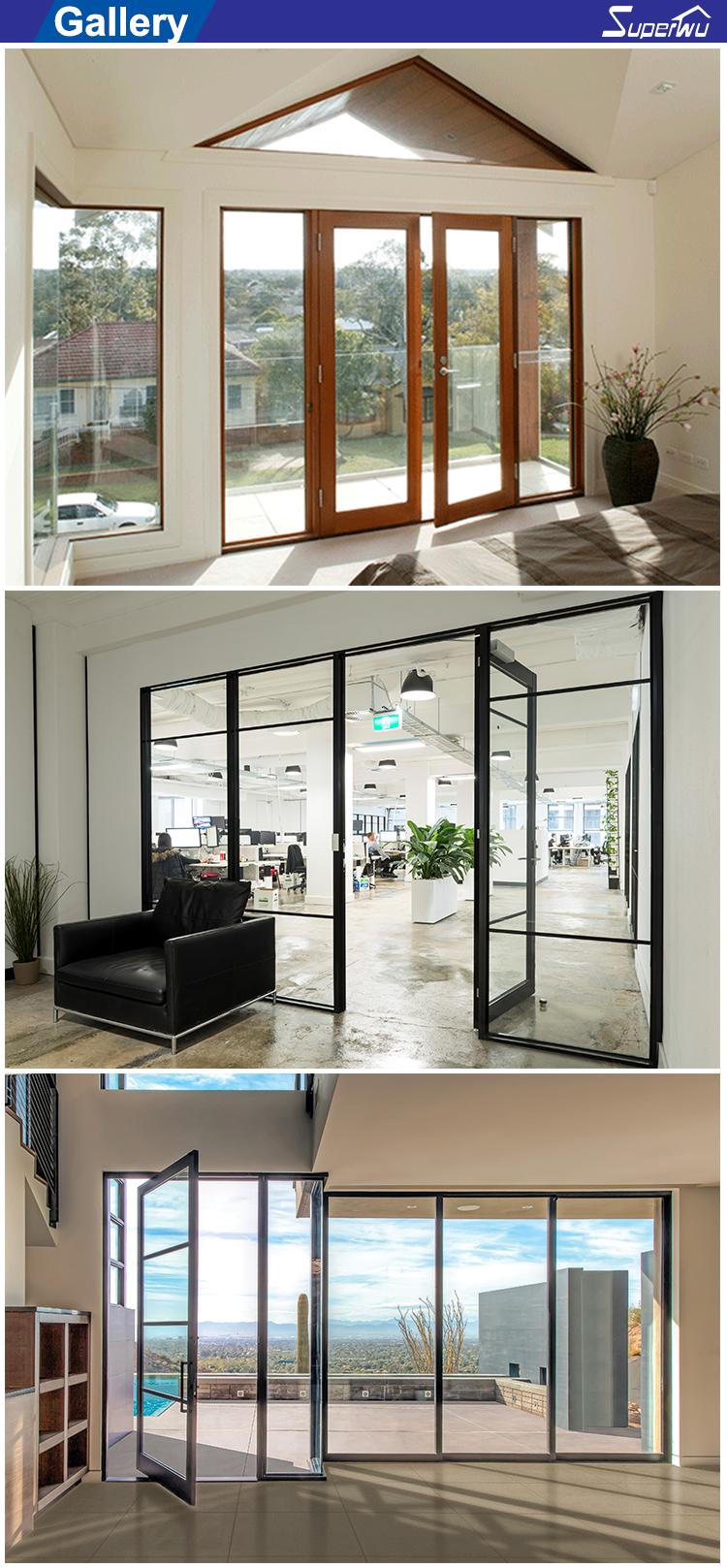 Silvery Aluminum Stainless Steel Mesh Hinged Door As Security Door