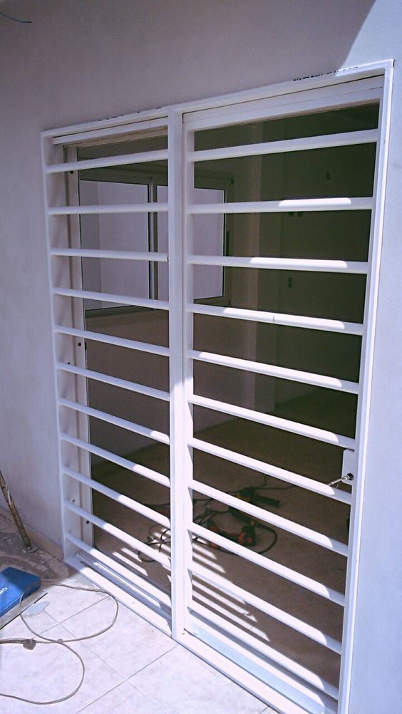 CBMmart Customization Burglar Bars Windows Retractable Commercial Security Aluminum Doors for Supermarket Anti-Theft Industrial