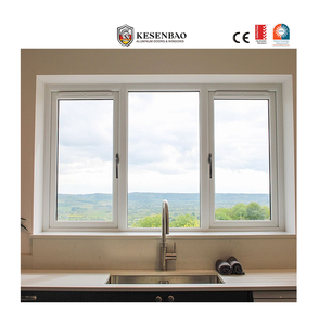 Thermal Break Aluminum Double Casement Tilt Turn Windows