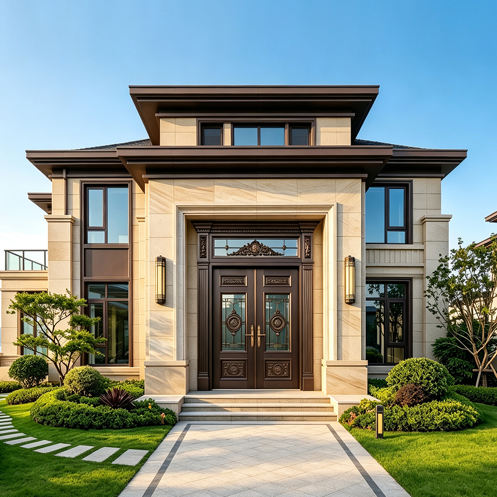Corrosion-Resistant Cast Aluminum Door Malibu Project