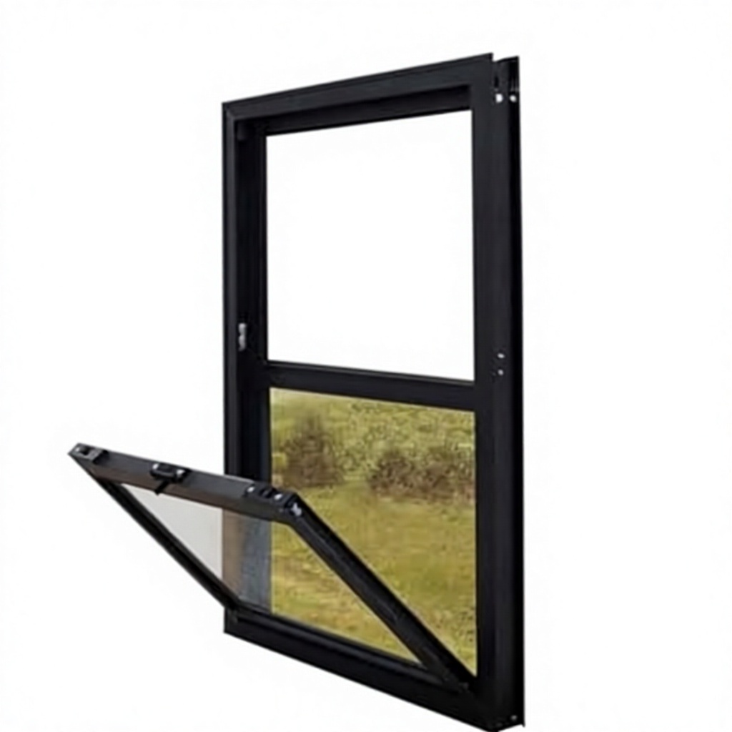Aluminum Horizontal Sliding Window | Durable Postmodern Design for Food Trolley Replacement Shed Barn | Lightweight Flush Mount
