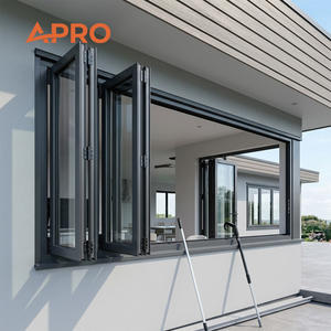 Aluminium Glass Bi Fold Window