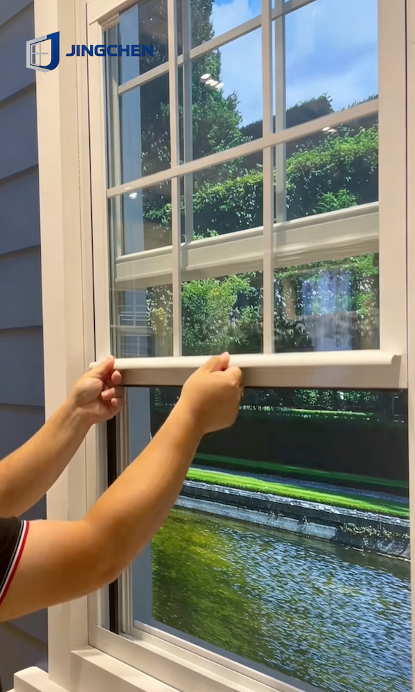 12" W X 18" H Sliding Shed Window Aluminum Grey Flush Mount Tempered Glass Stainless Steel Screen Postmodern Design for