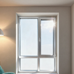 Thermal Break Aluminum Casement Windows Anthracite
